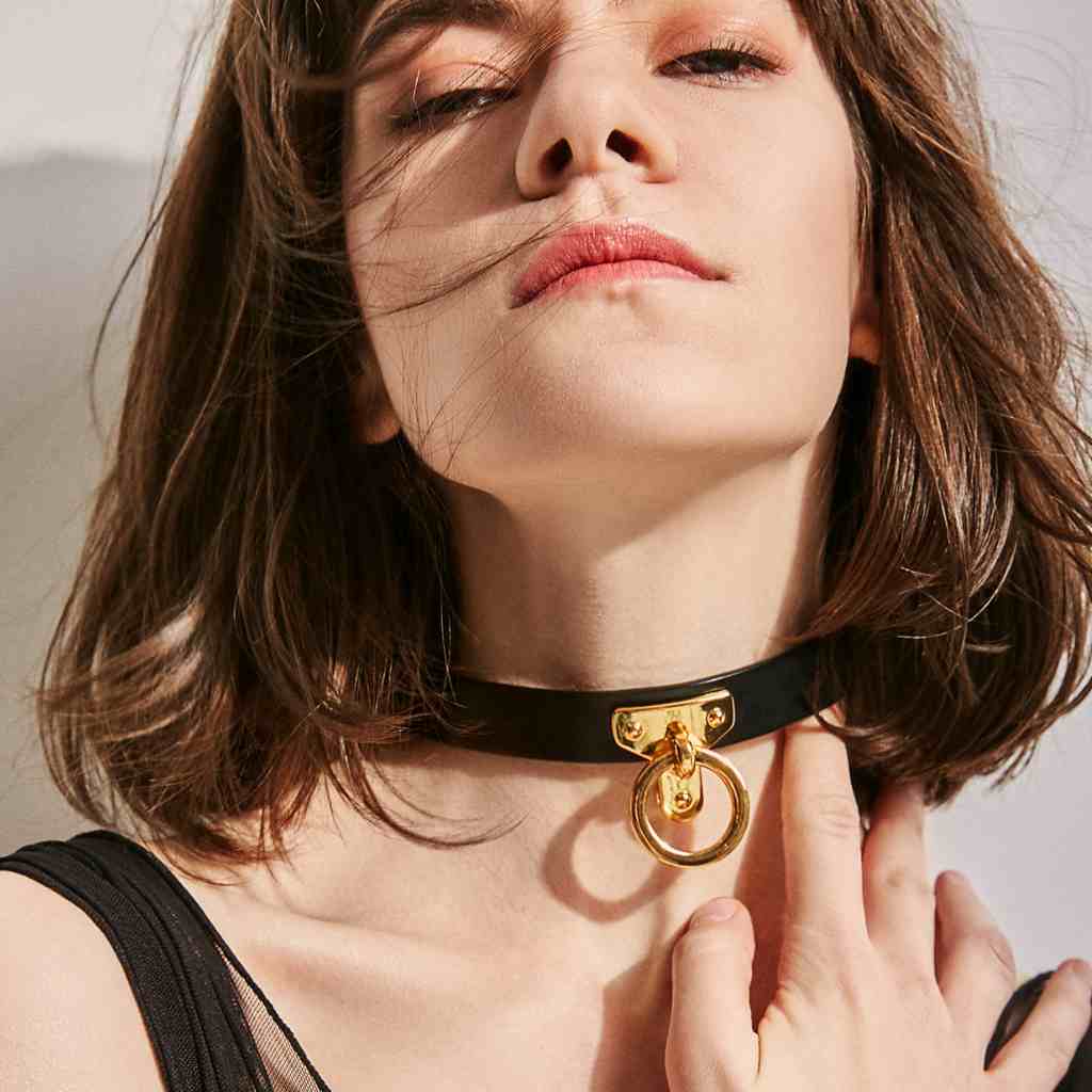 Luxe Handcrafted Italian Leather Choker