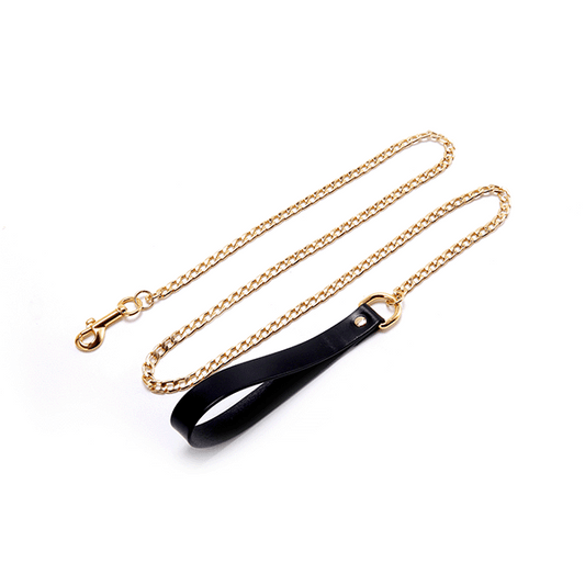 Paradise Regained: Leather and Gold Leash