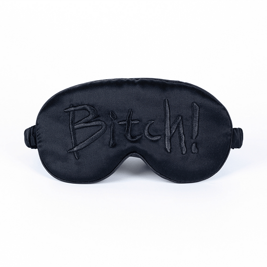 Everyday Kink: Mulberry Silk 'Bitch' Blindfold