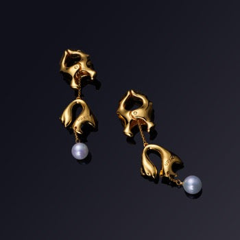 "Moist Eyes" Pearl Nipple Clamps