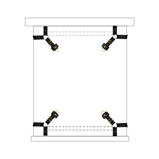 Bondage Fantasy: Deluxe Bed Restraint Set - Marquis de Mayfair