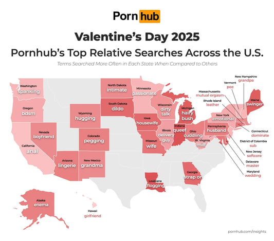 Valentine’s Day 2026: The Porn Searches of America’s Kinkiest States! (Prepare for some shocks) — featured image — Marquis de Mayfair