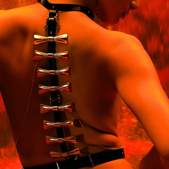 Obsidian Butterfly Playsuit Set - Marquis de Mayfair