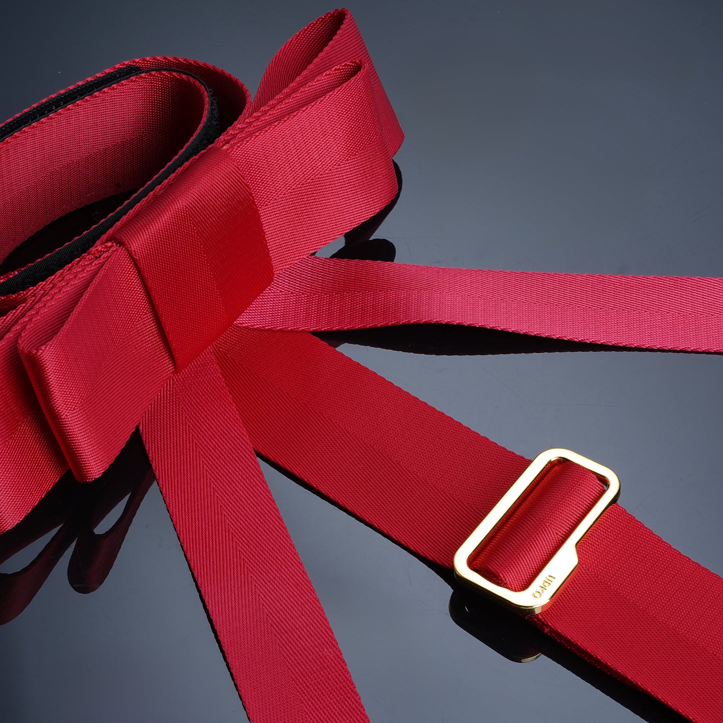 Caught by Valentine: Red Ribbon Bed Restraints