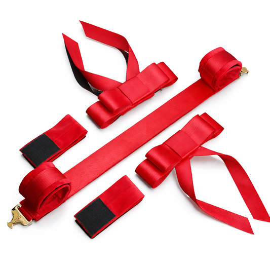 Be my Valentine: Red Ribbon Bondage set