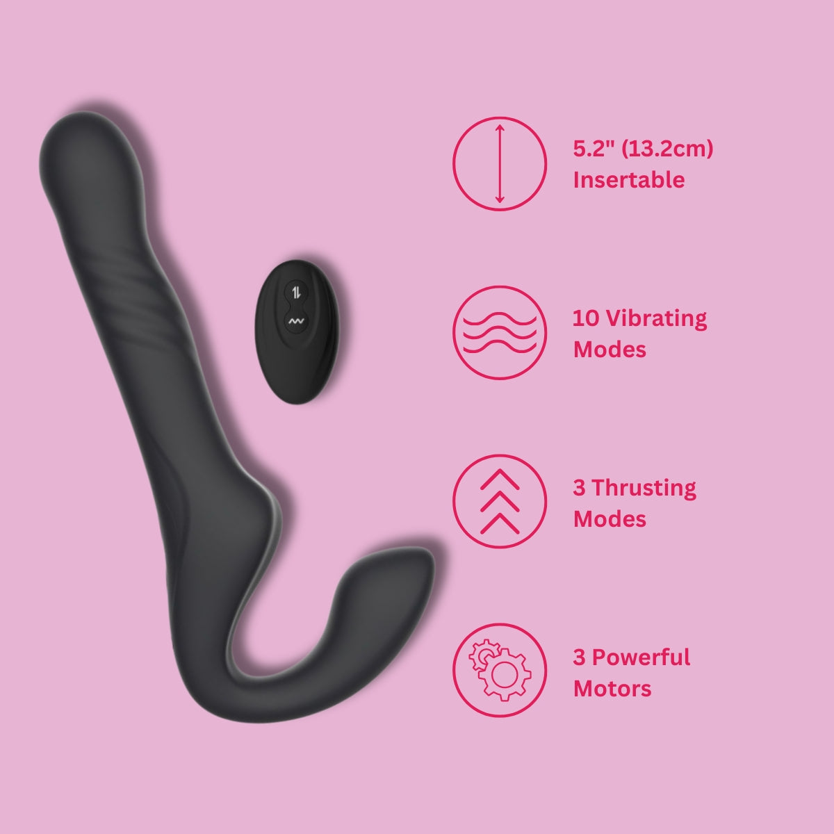 The Shared Rhythm — Remote Thrusting Strapless Strap-On