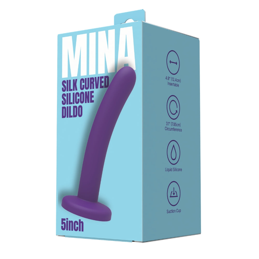 The Silk — Curved Silicone Dildo, 5 Inch