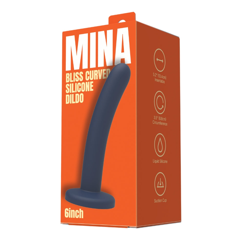The Bliss — Curved Silicone Dildo, 6 Inch