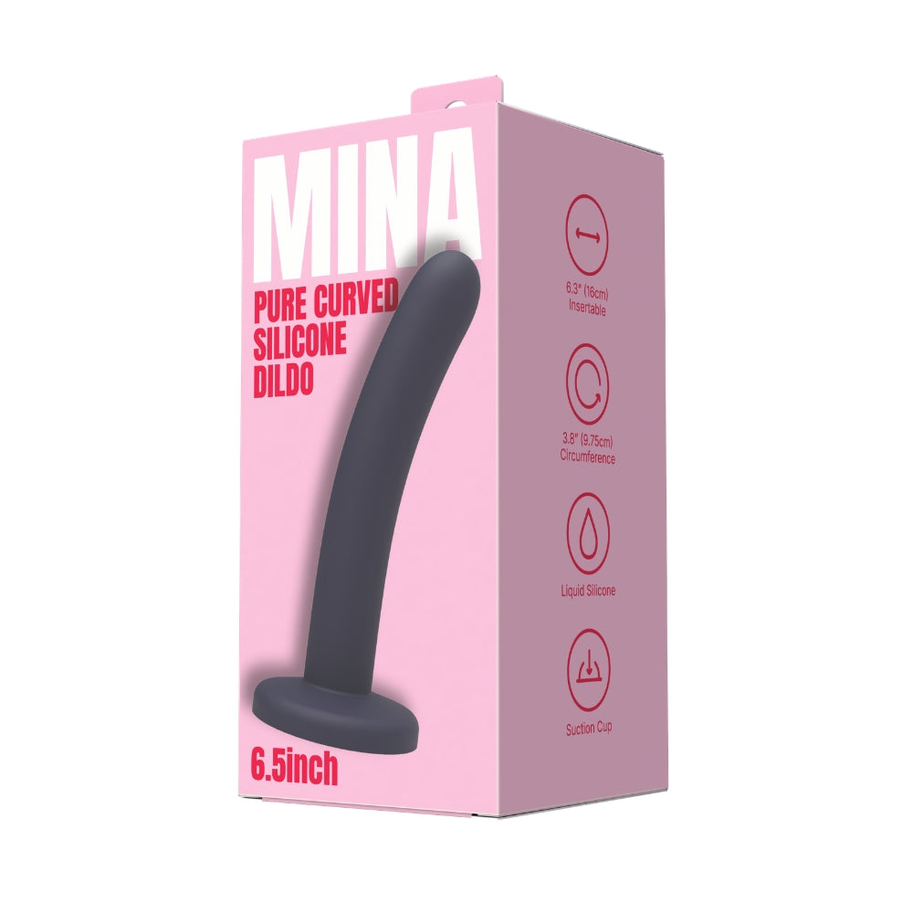 The Pure — Curved Silicone Dildo, 6.5 Inch