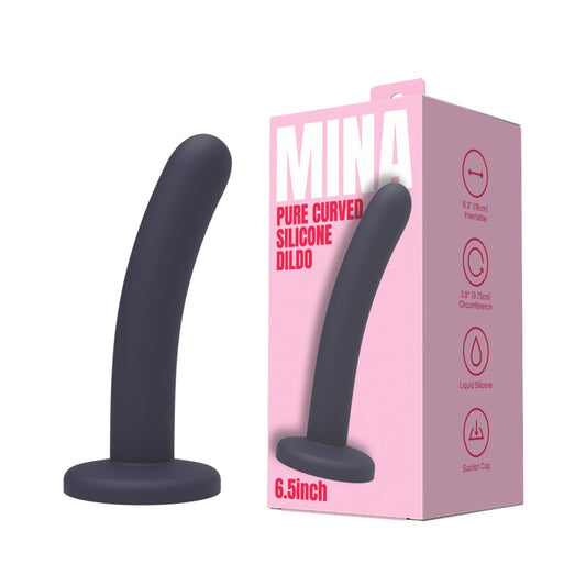 The Pure — Curved Silicone Dildo, 6.5 Inch