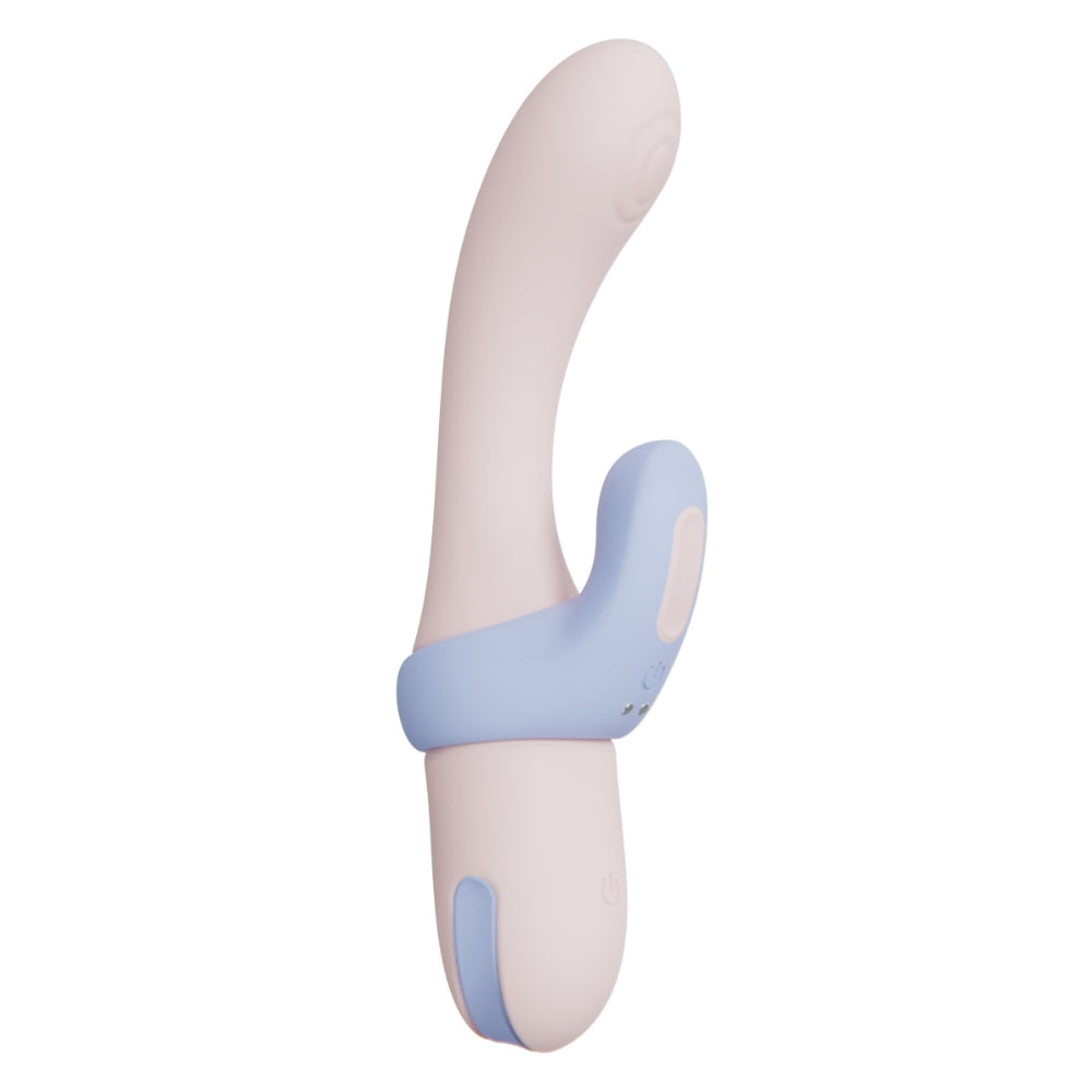 The Twin Orbit — 2-in-1 Rabbit Vibrator & Couples Ring
