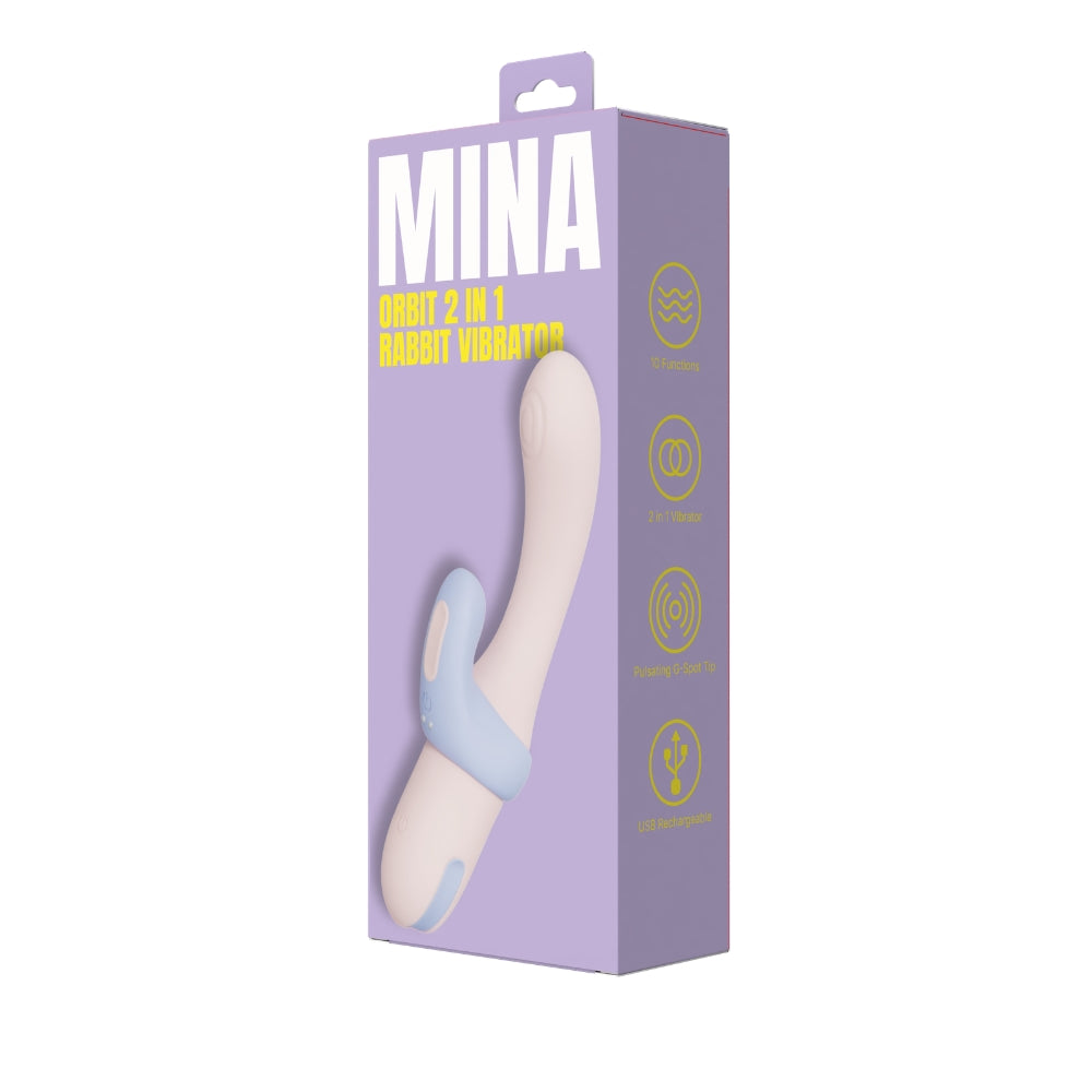 The Twin Orbit — 2-in-1 Rabbit Vibrator & Couples Ring