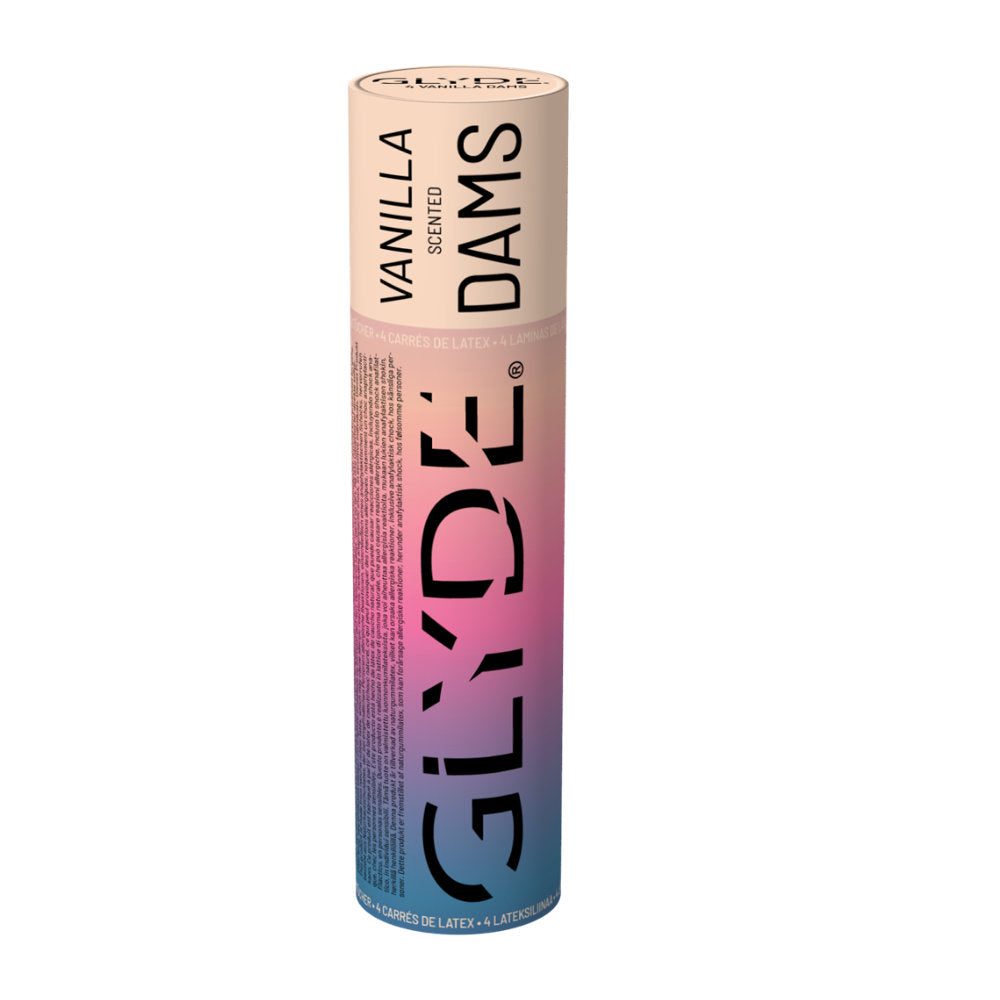 Sheer Glyde Vegan Dams — Vanilla, Pack of 4
