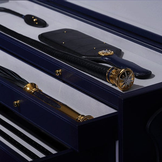 Black Label Ultimate Impact Collection and Case | UPKO Luxury Adult Sex Toys