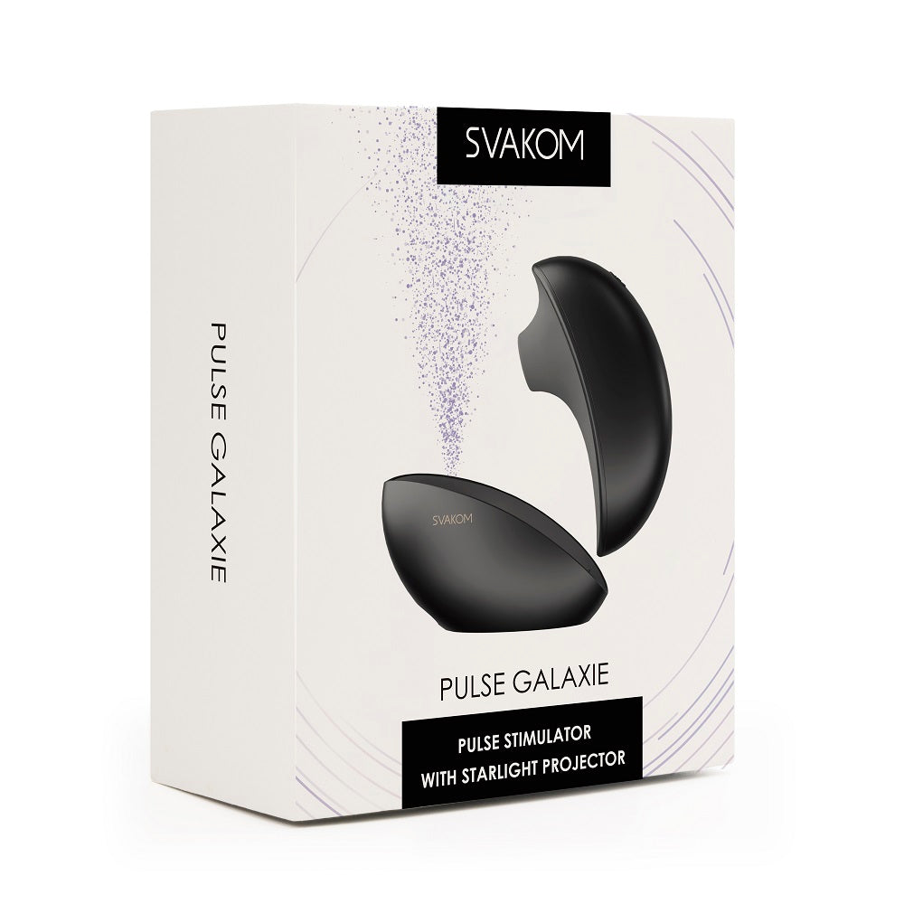 Svakom Galaxie — Suction Vibrator with Starlight Projector, Midnight Black