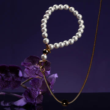 “Moist Eyes” Pearl Necklace/Collar