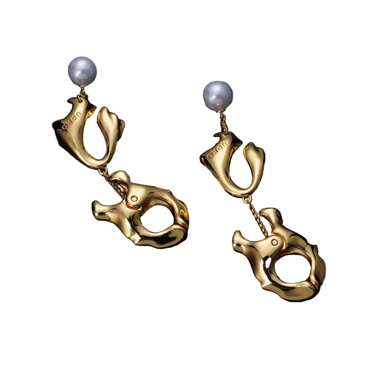 "Moist Eyes" Pearl Nipple Clamps Main product photo — Marquis de Mayfair