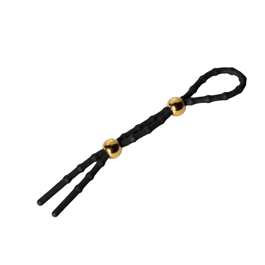 Adjustable Cock Ring cock ring with adjustable metal gold features