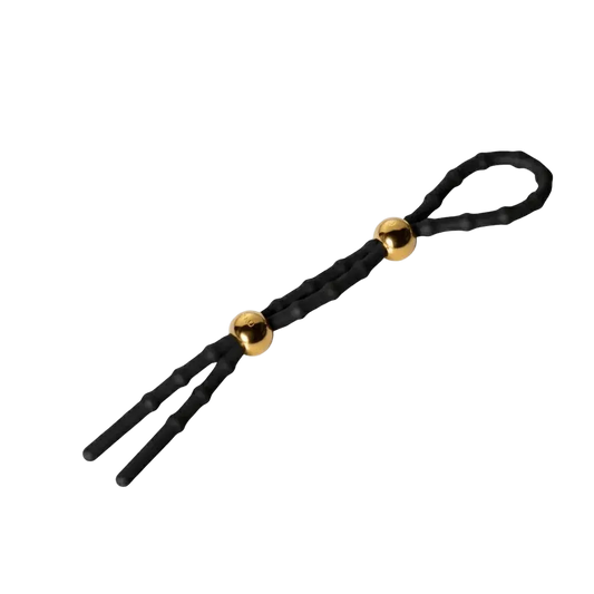 Adjustable Cock Ring cock ring with adjustable metal gold features