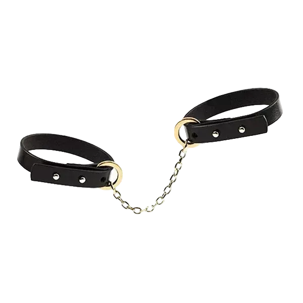 Everyday Kink: Dual Purpose Italian Leather Hand Cuff Bracelet