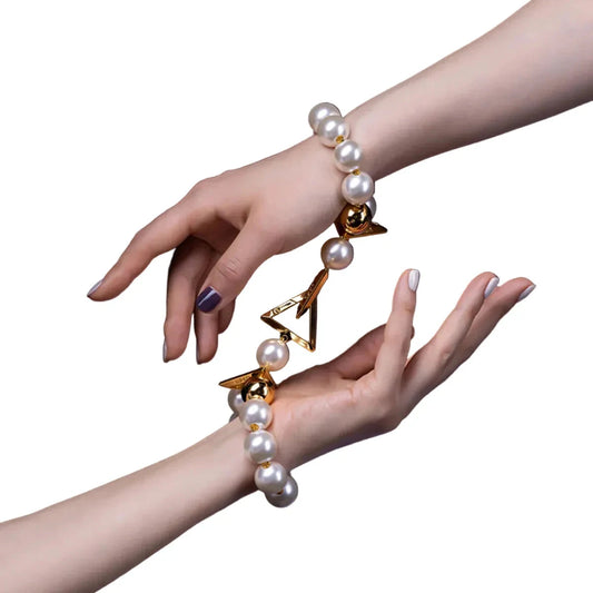 “Moist Eyes” Pearl Bracelet/handcuffs Main product photo — Marquis de Mayfair