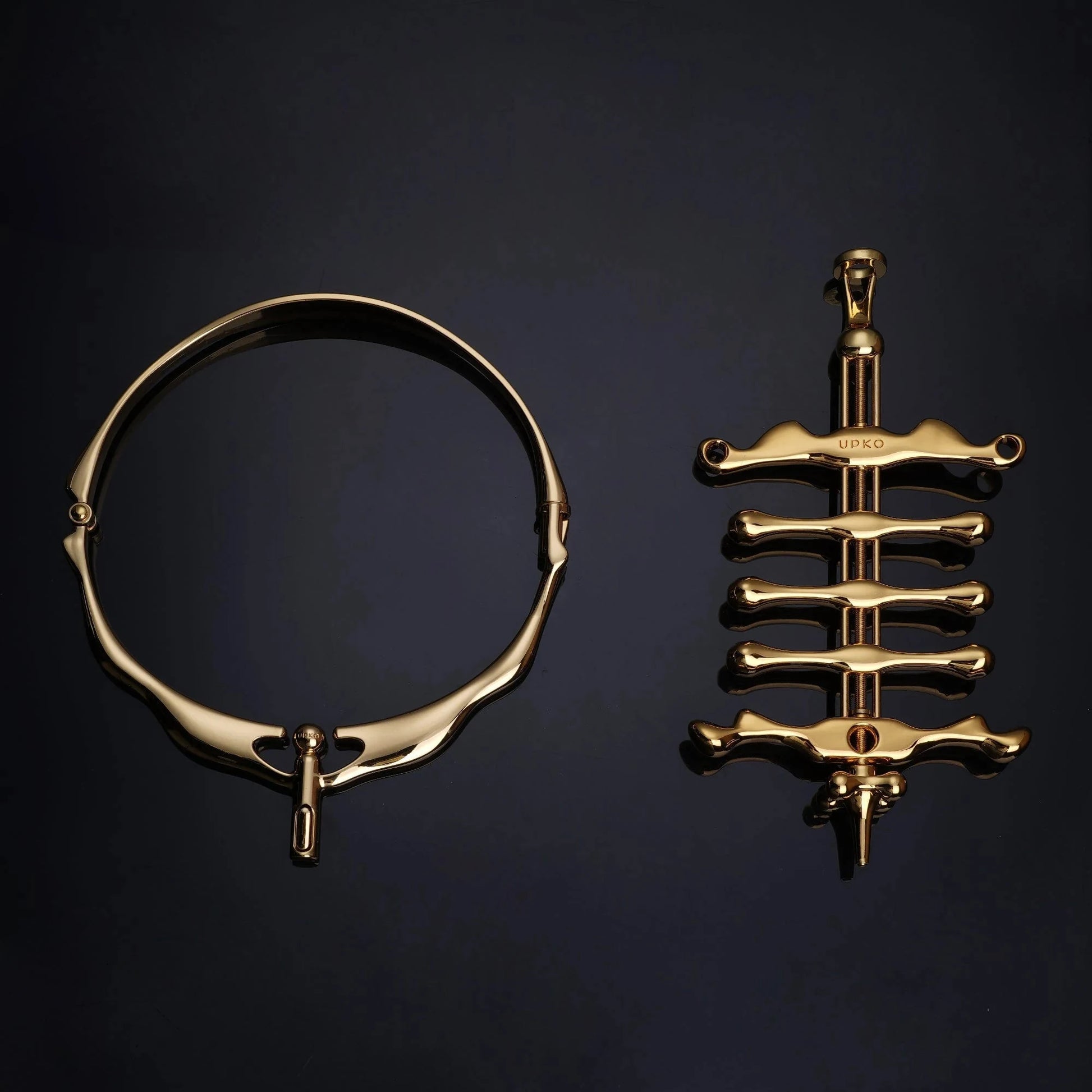 The Confessional Collection - Prayer Clamps Set Detail shot — Marquis de Mayfair