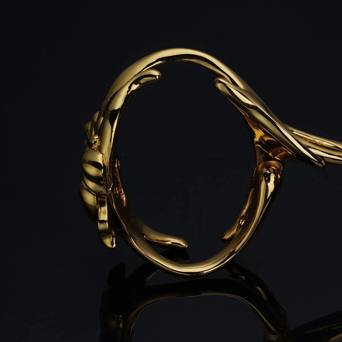 Yours to Keep - Ornate Guilt Handcuffs View 6 — Marquis de Mayfair
