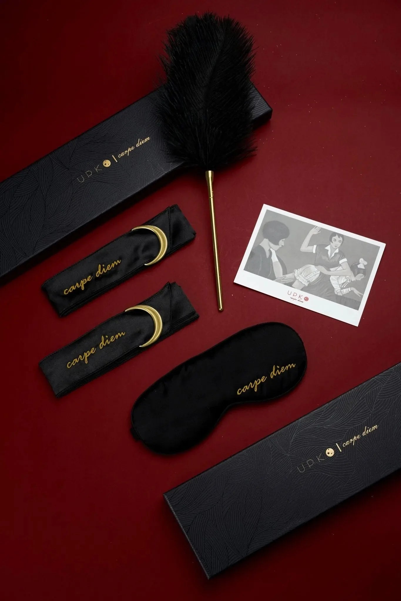 Carpe Diem Premium Bondage Set Side view — Marquis de Mayfair
