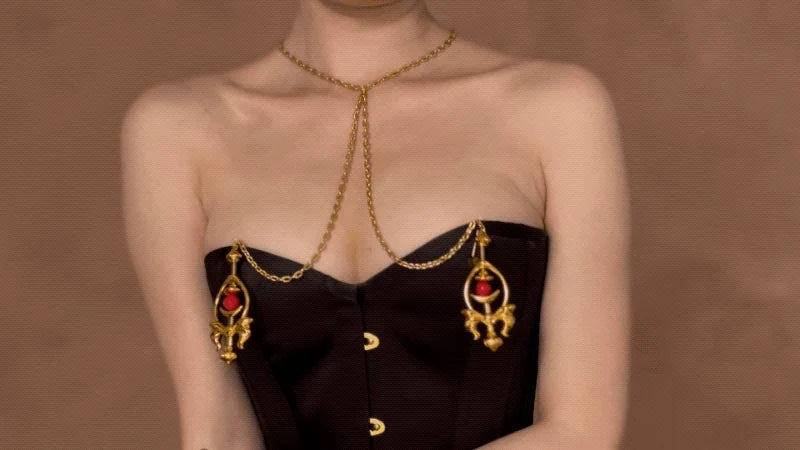 Yours to Keep - Pulling Chain Nipple Clamps View 10 — Marquis de Mayfair