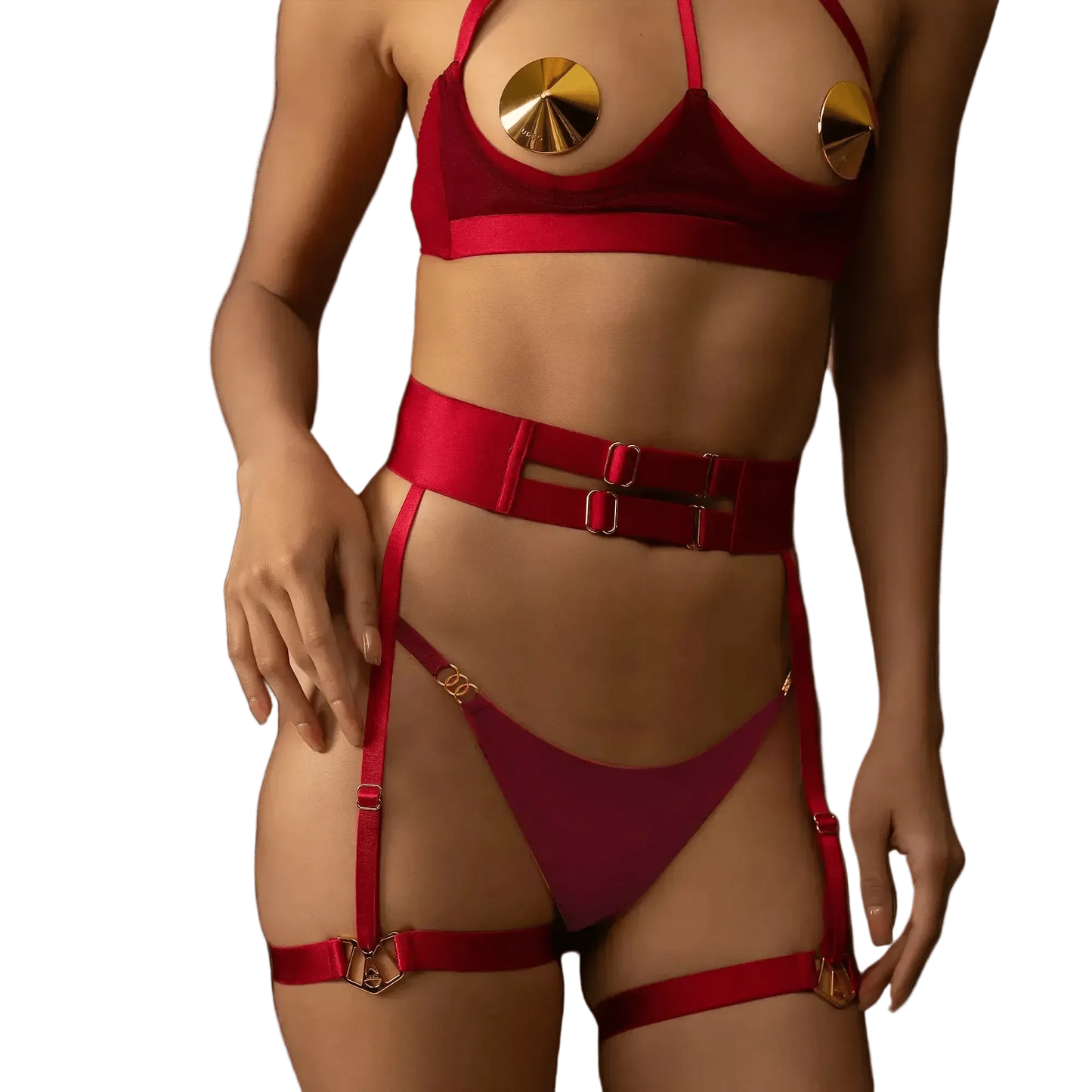 Cheyenne Rouge: Lingerie set Main product photo — Marquis de Mayfair
