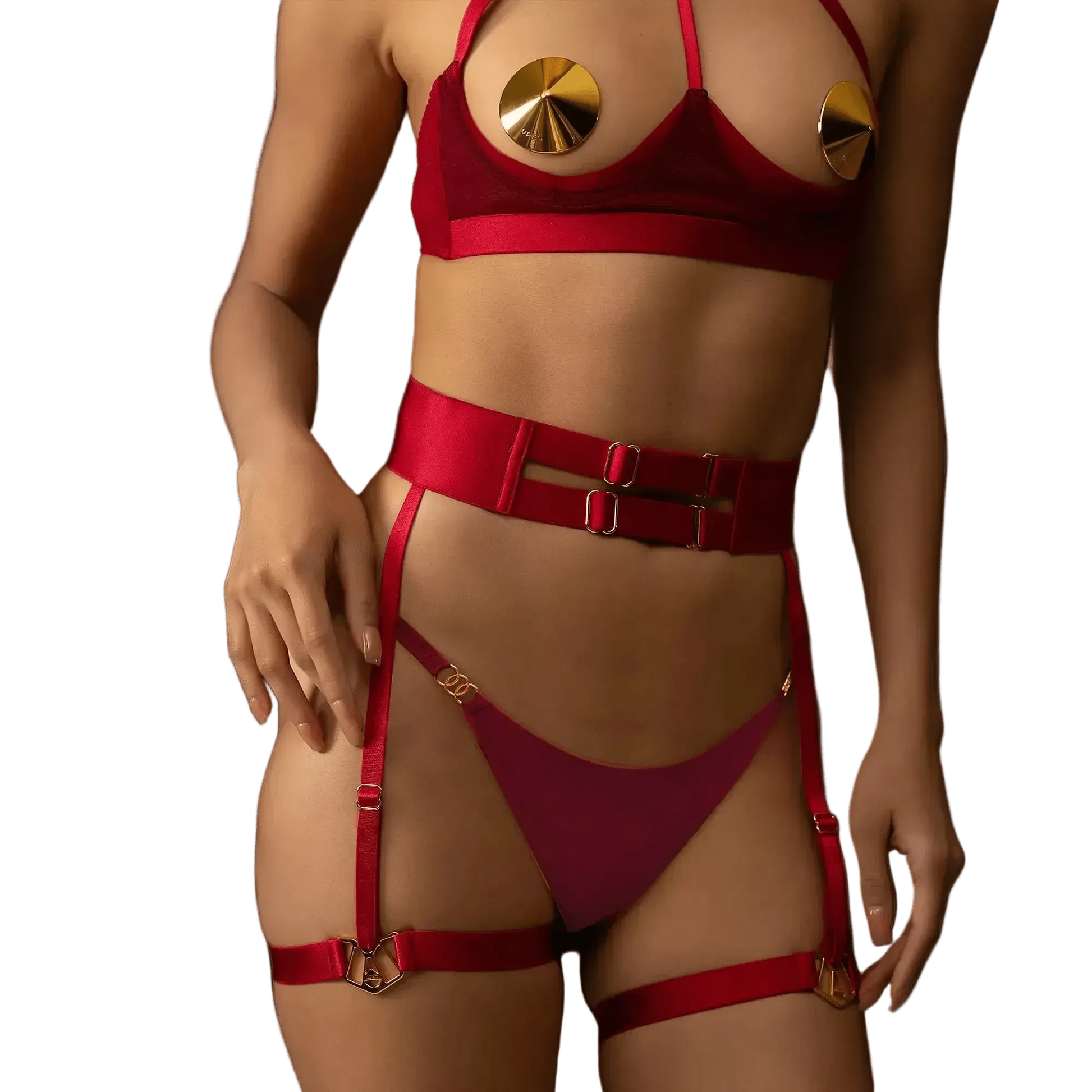 Cheyenne Rouge: Lingerie set Main product photo — Marquis de Mayfair