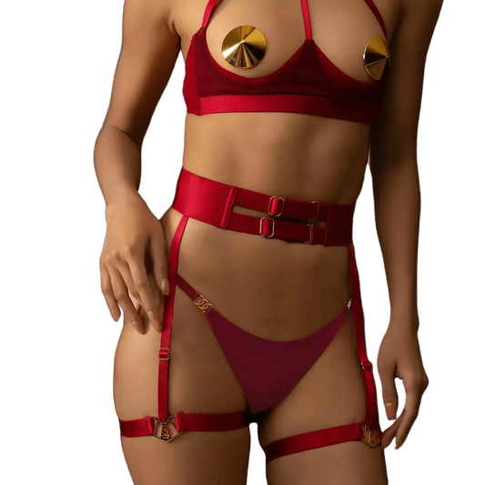 Cheyenne Rouge: Lingerie set Main product photo — Marquis de Mayfair