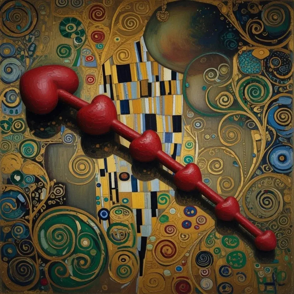 Klimt - Love Hearts Detail shot — Marquis de Mayfair