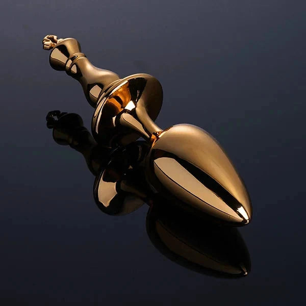 Sapiosexual Collection: King's Gambit Butt Plug Side view — Marquis de Mayfair
