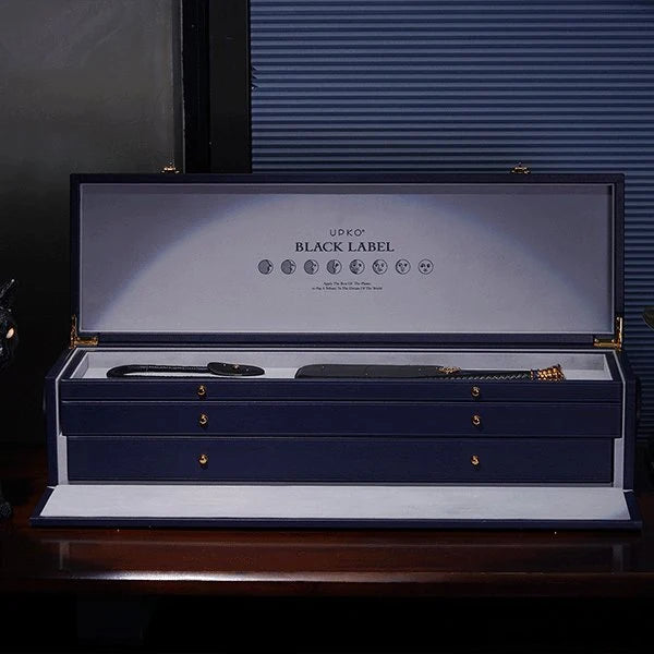 Black Label Ultimate Impact Collection and Case Detail shot — Marquis de Mayfair