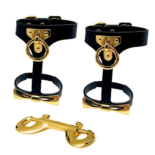 Obsidian Butterfly Ankle cuffs Main product photo — Marquis de Mayfair