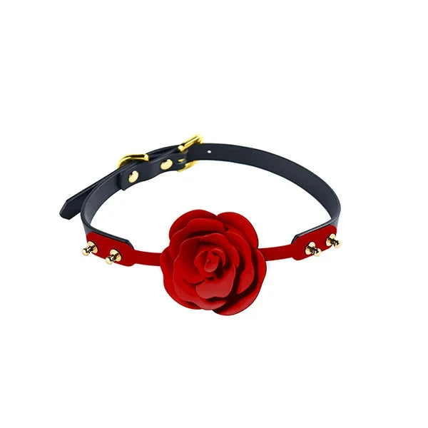 Rose & Thorn Collection: Rose Ball Gag Side view — Marquis de Mayfair