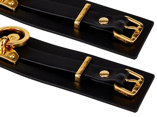 Paradise Regained: Leather Ankle Cuffs Detail shot — Marquis de Mayfair