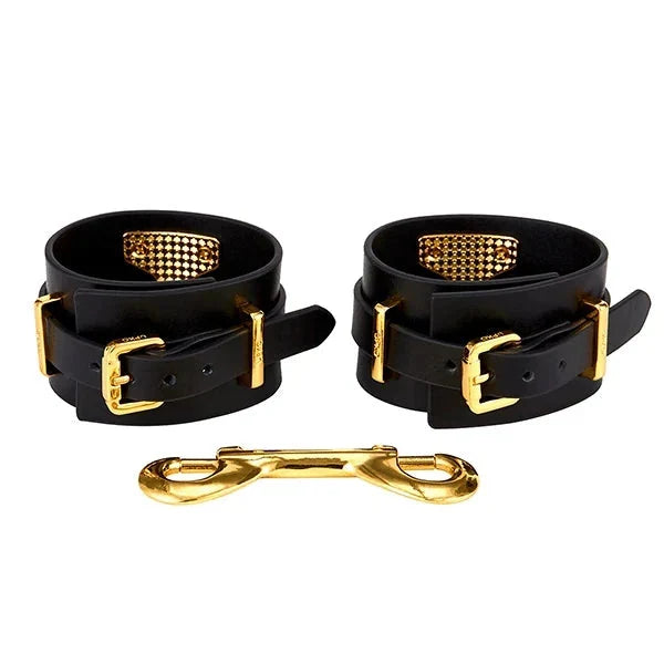 Paradise Regained: Leather Ankle Cuffs Main product photo — Marquis de Mayfair