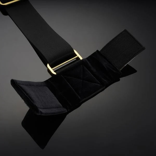 Bondage Fantasy: Luxury Door Restraint (Ankles) View 7 — Marquis de Mayfair