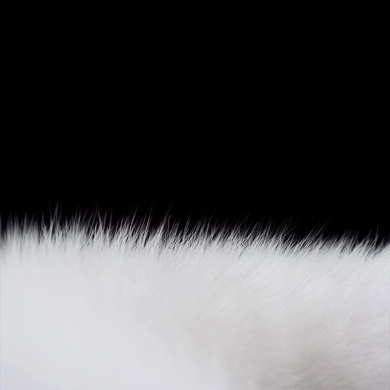 Bunny Fur Tail Plug Side view — Marquis de Mayfair
