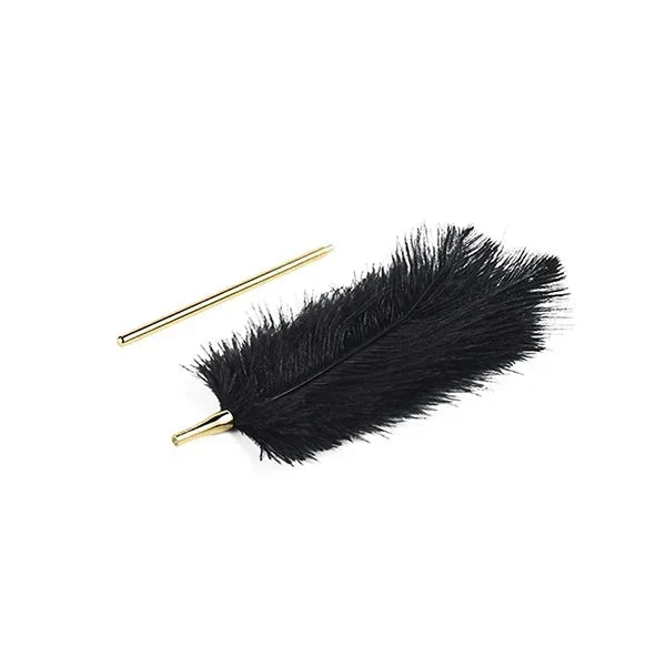 Ultimate Sensation: Luxury Ostrich Feather Teaser Detail shot — Marquis de Mayfair